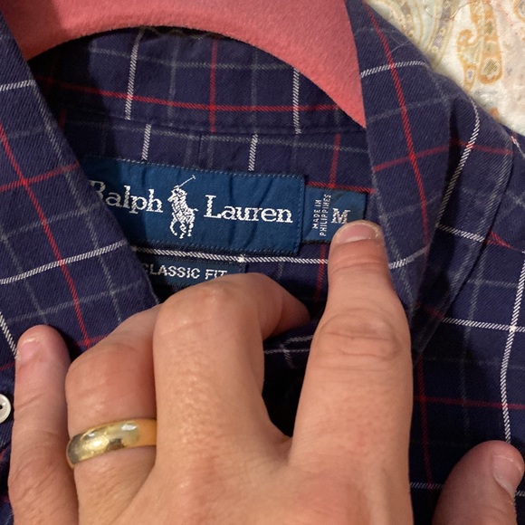 Mens polo Ralph Lauren mens dress shirt size medium - Picture 3 of 6